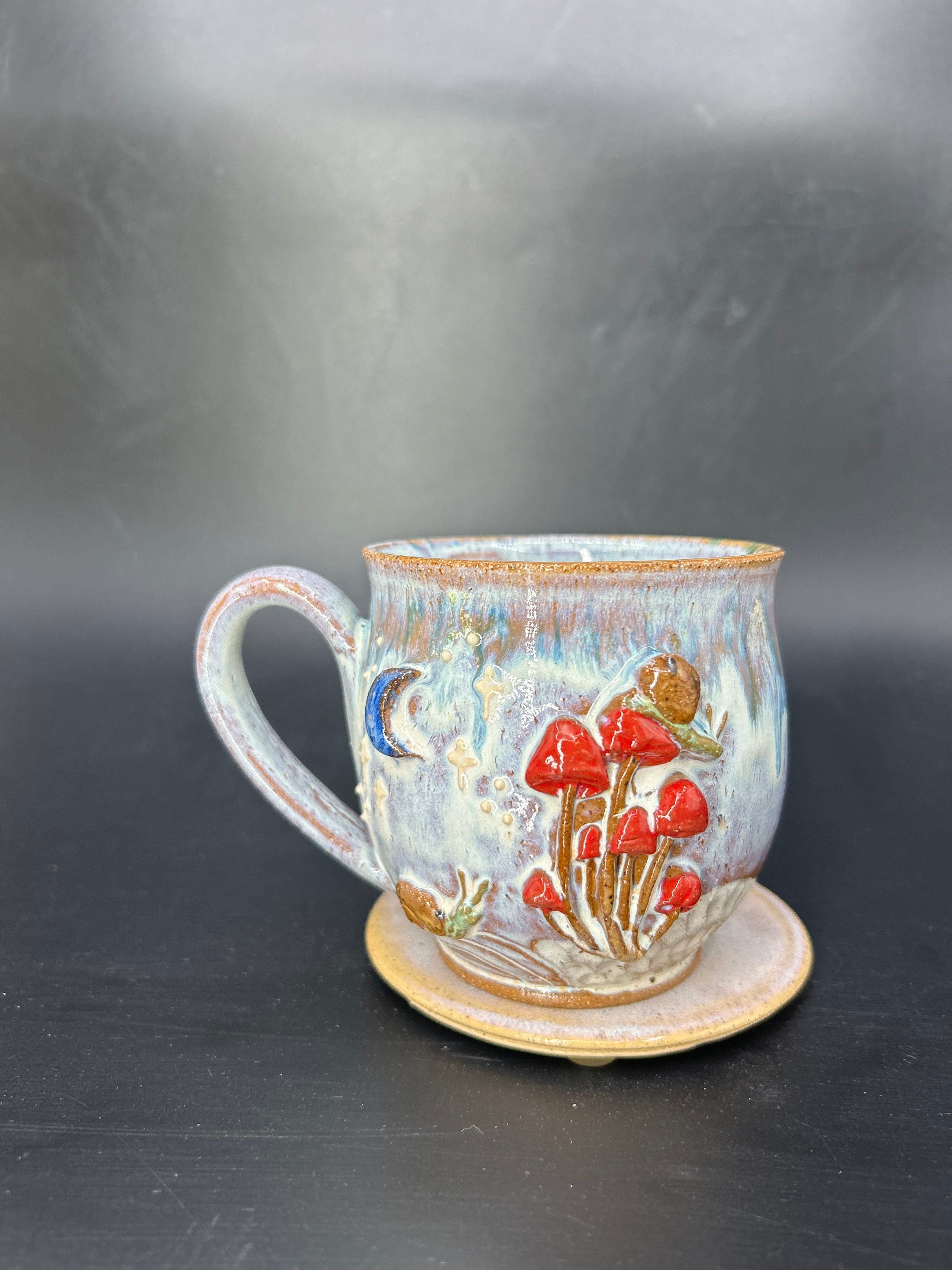 MEDIUM mushroom moon mug 4