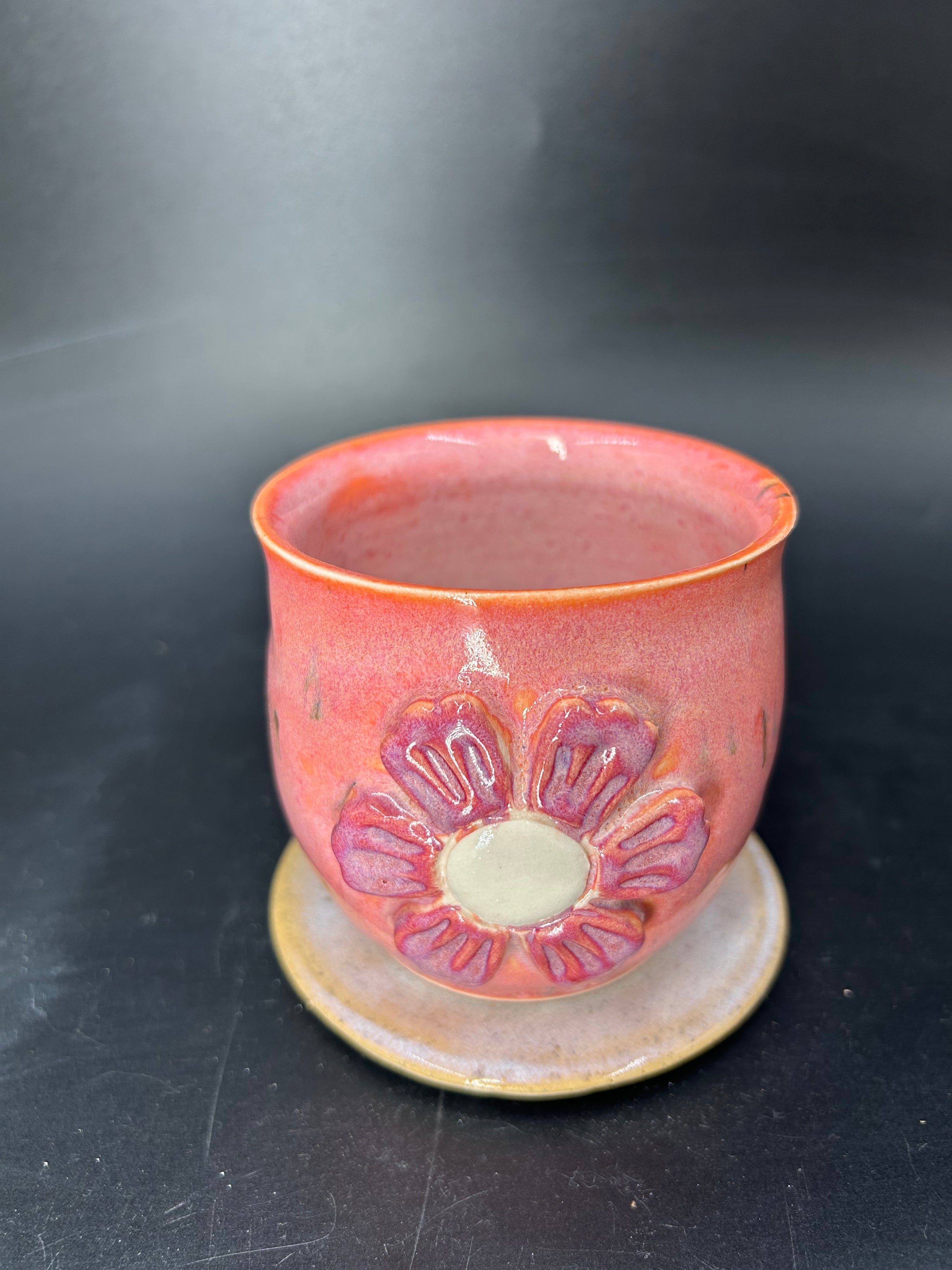 MEDIUM flower TUMBLER