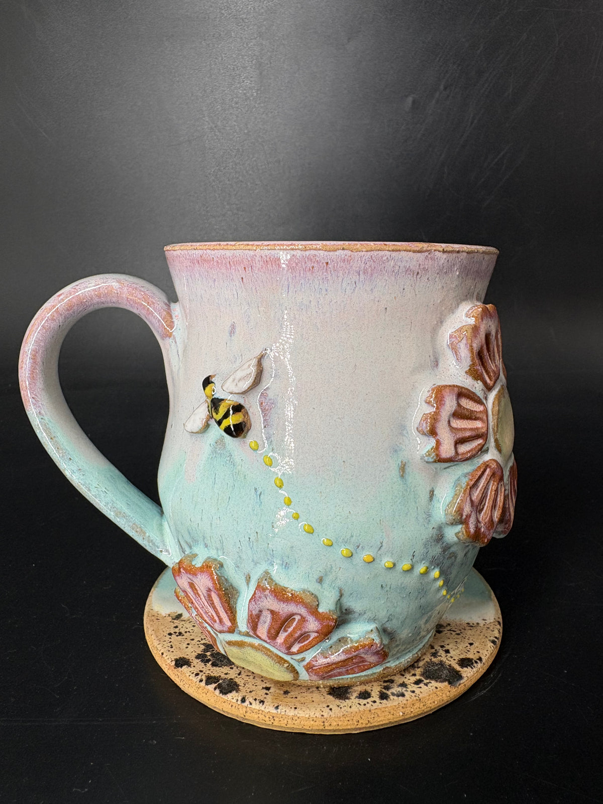 MEDIUM - Candy Bee / Flower Mug 002