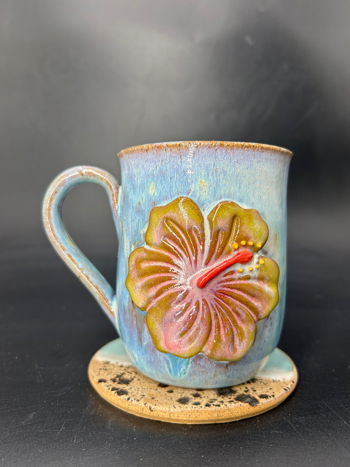 MEDIUM hibiscus mug 3