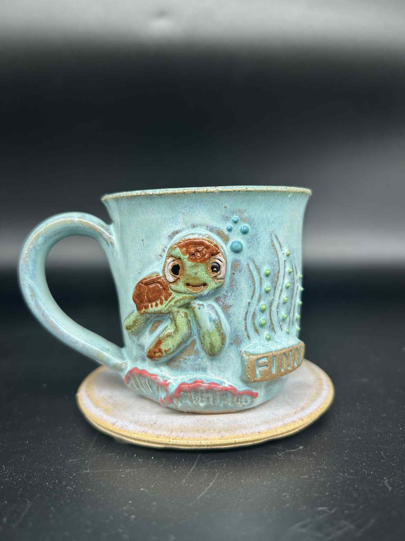 PRE ORDER KIDS - STAMPED Ocean Coral Mug