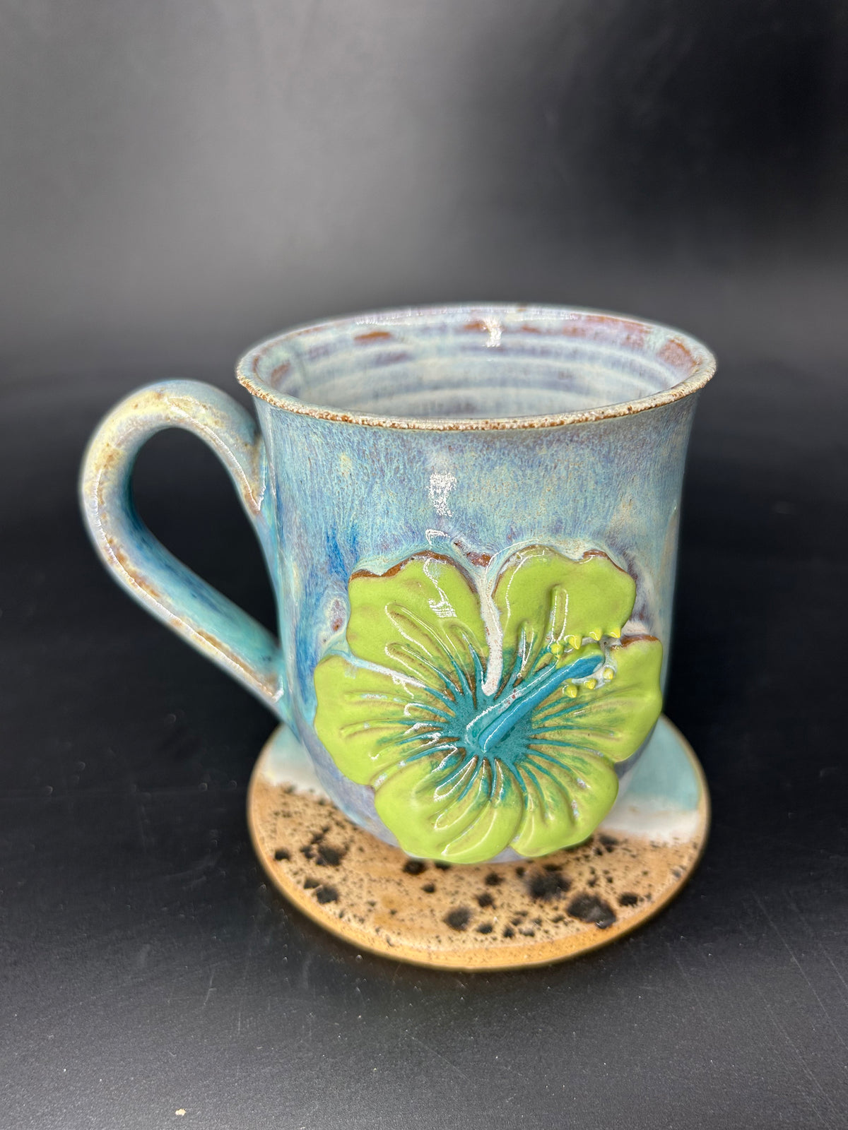 MEDIUM hibiscus mug 10