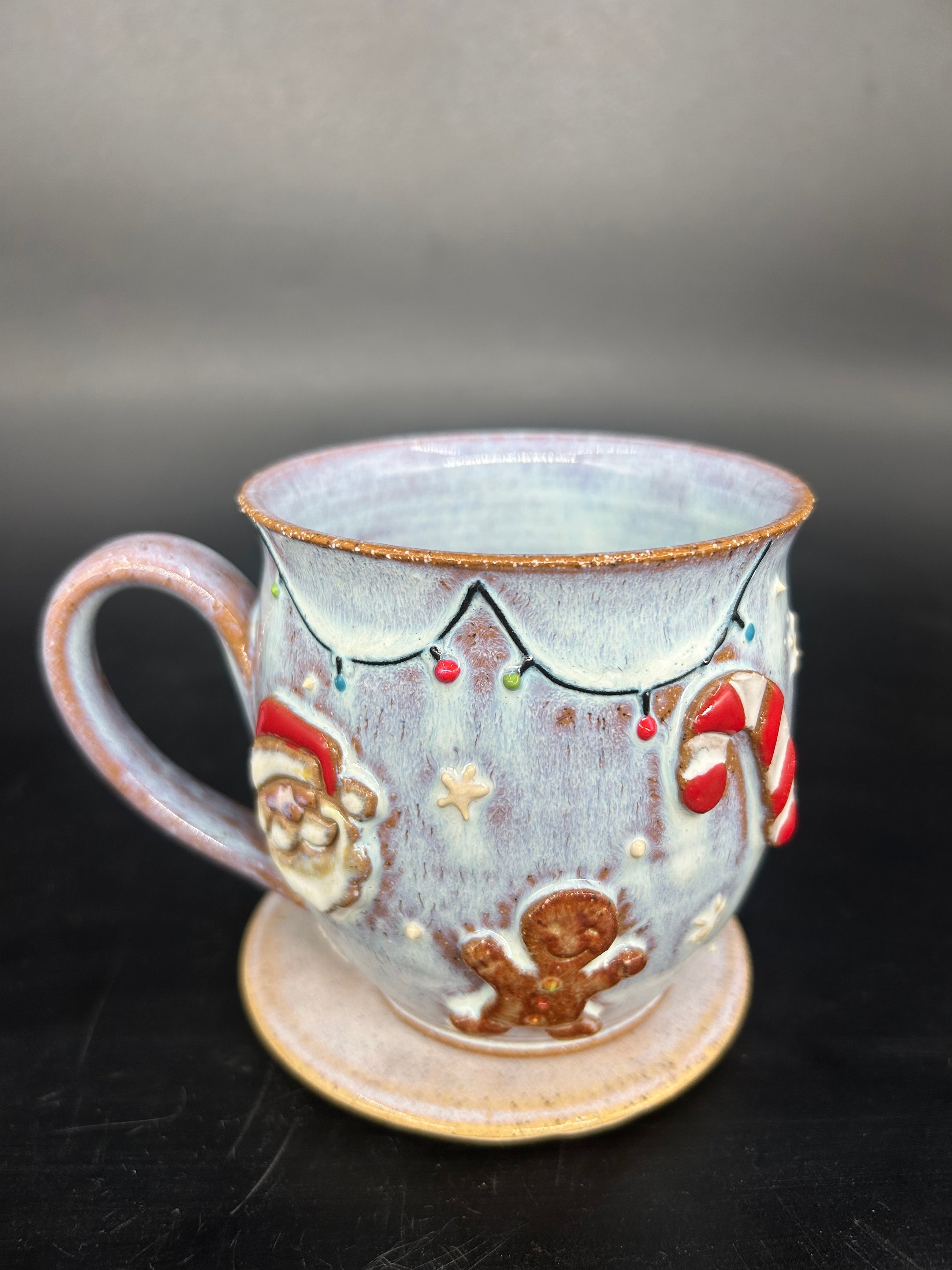 MEDIUM quirky Christmas mug 10