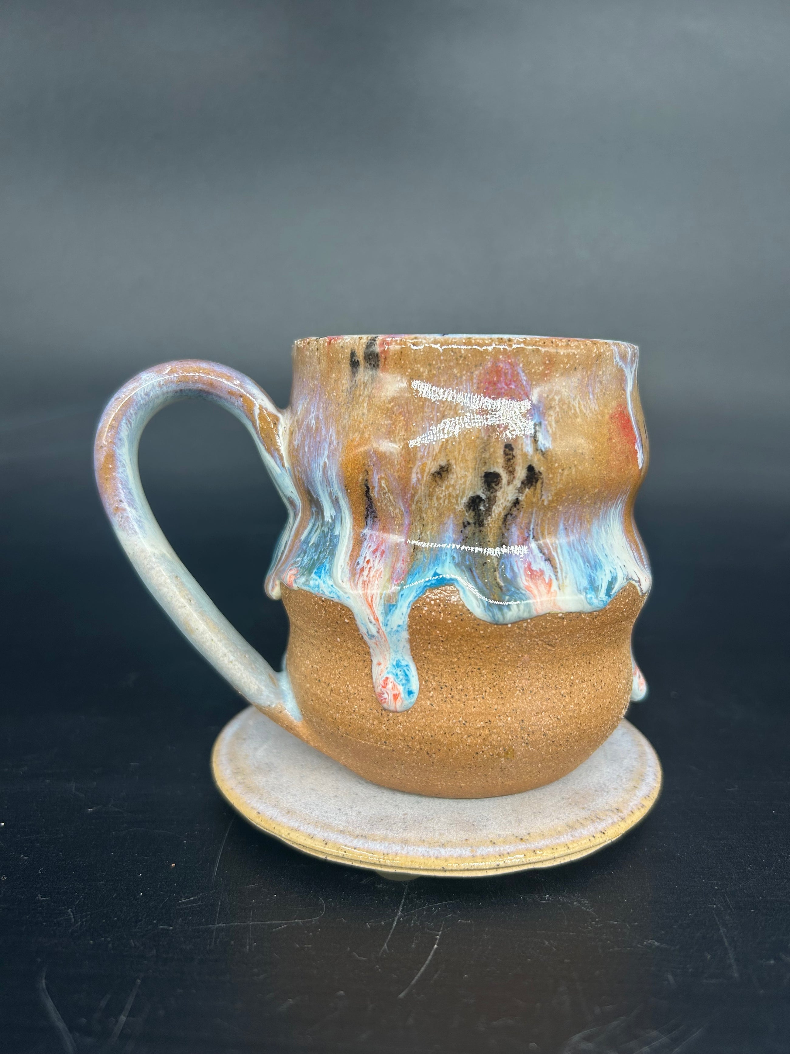 MEDIUM Bubble glazed mug 20