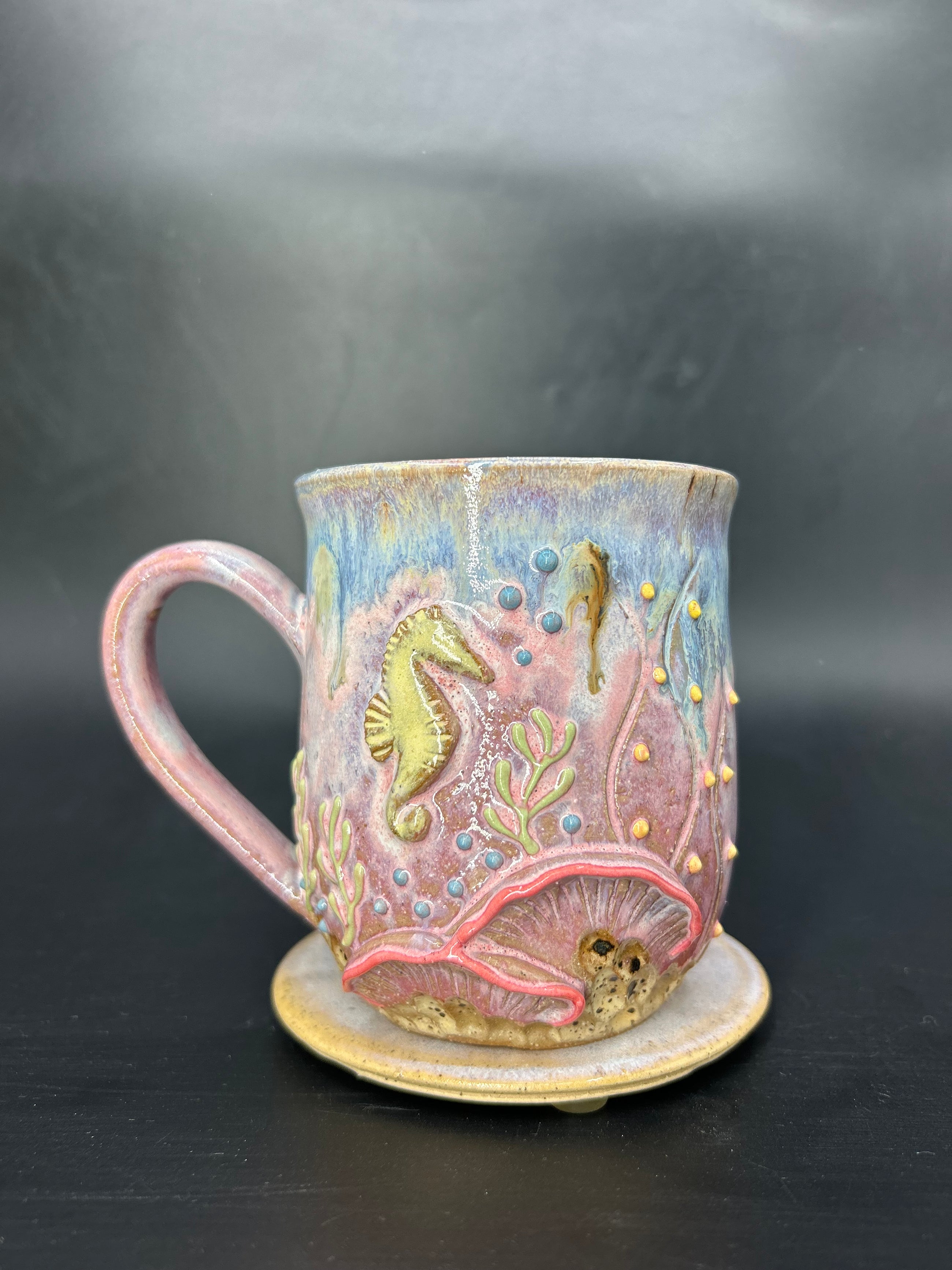 MEDIUM seahorse mug 7