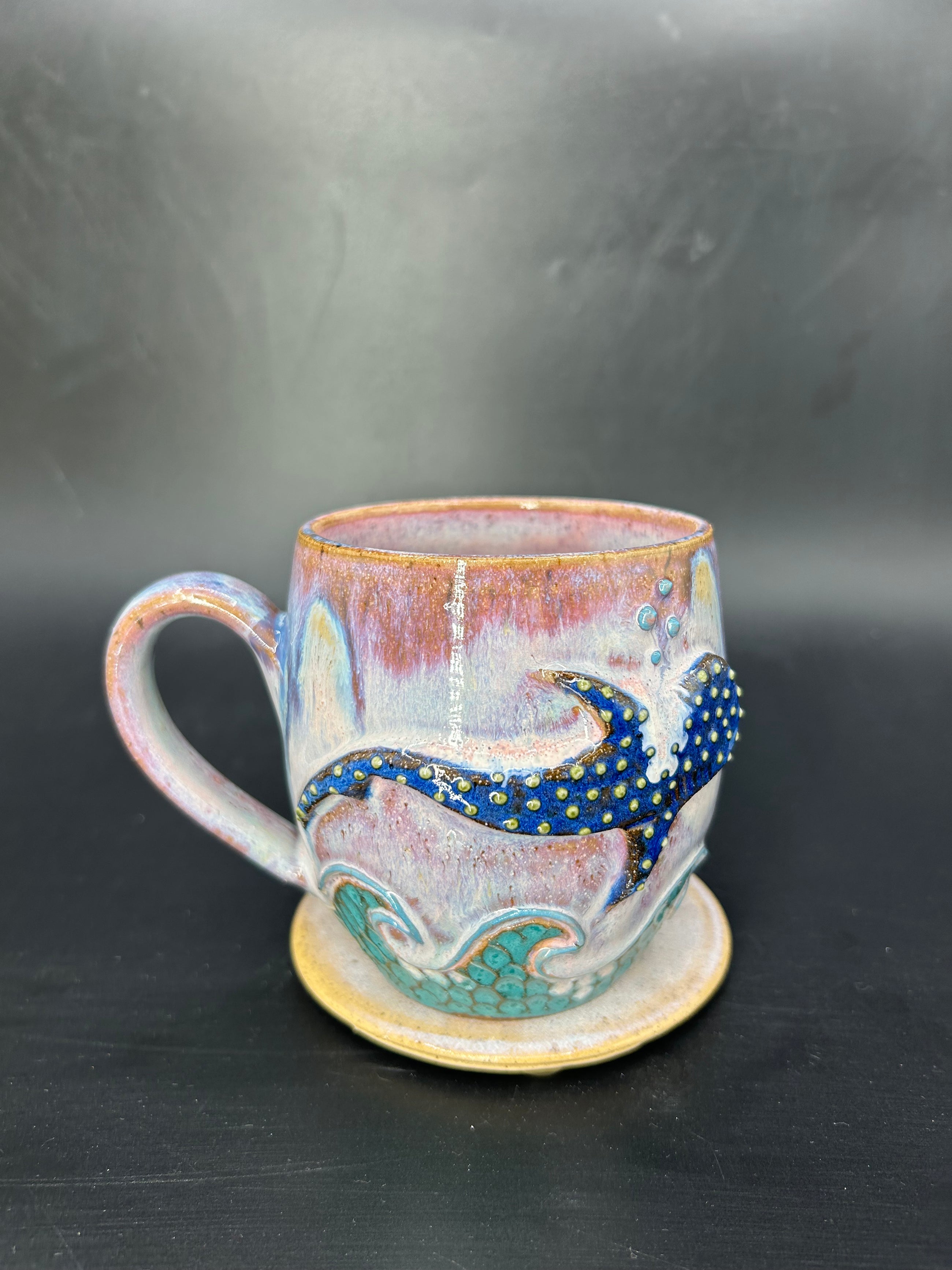 MEDIUM whale shark mug 12