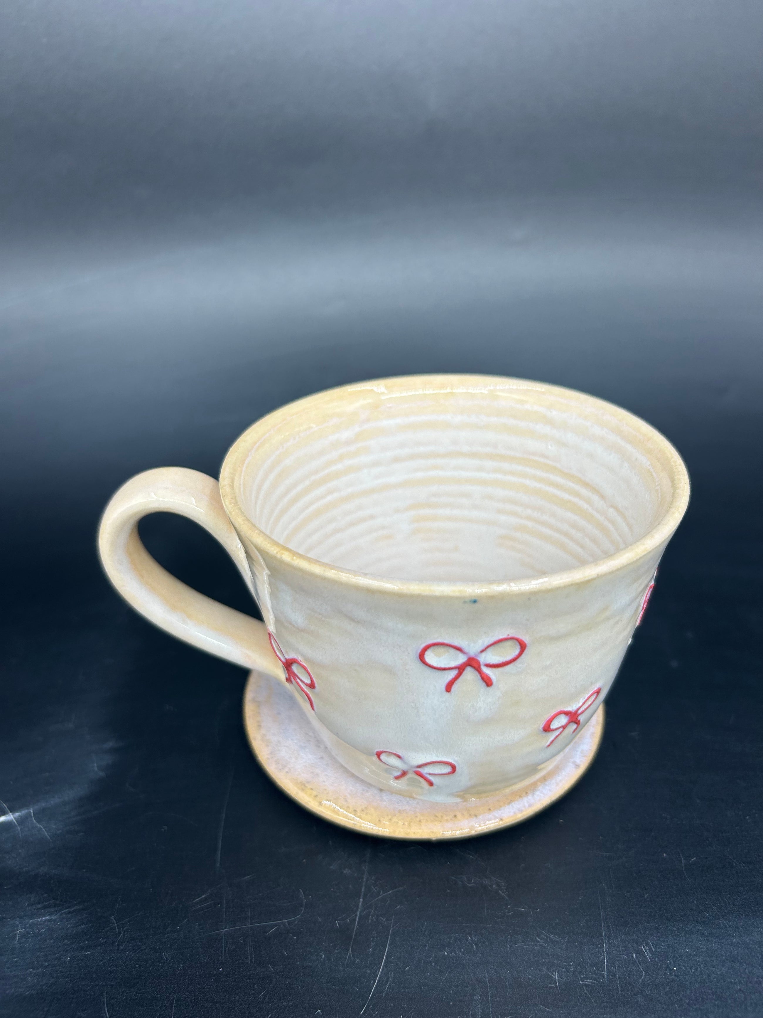 SMALL bow coffee cup