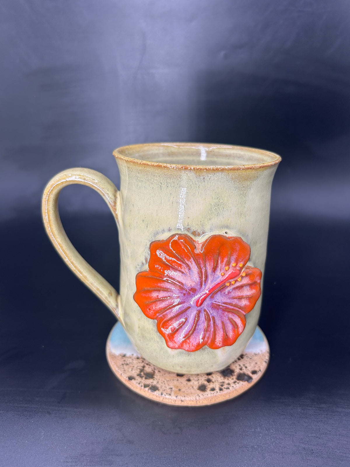 LARGE hibiscus mug 28