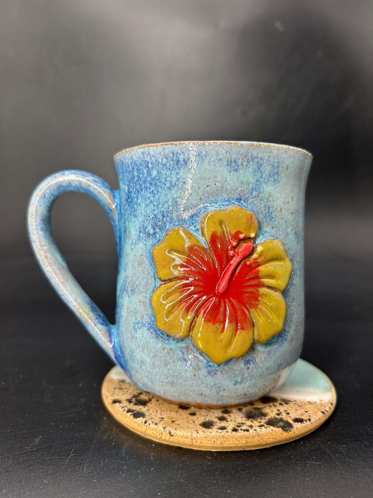 MEDIUM hibiscus mug 9