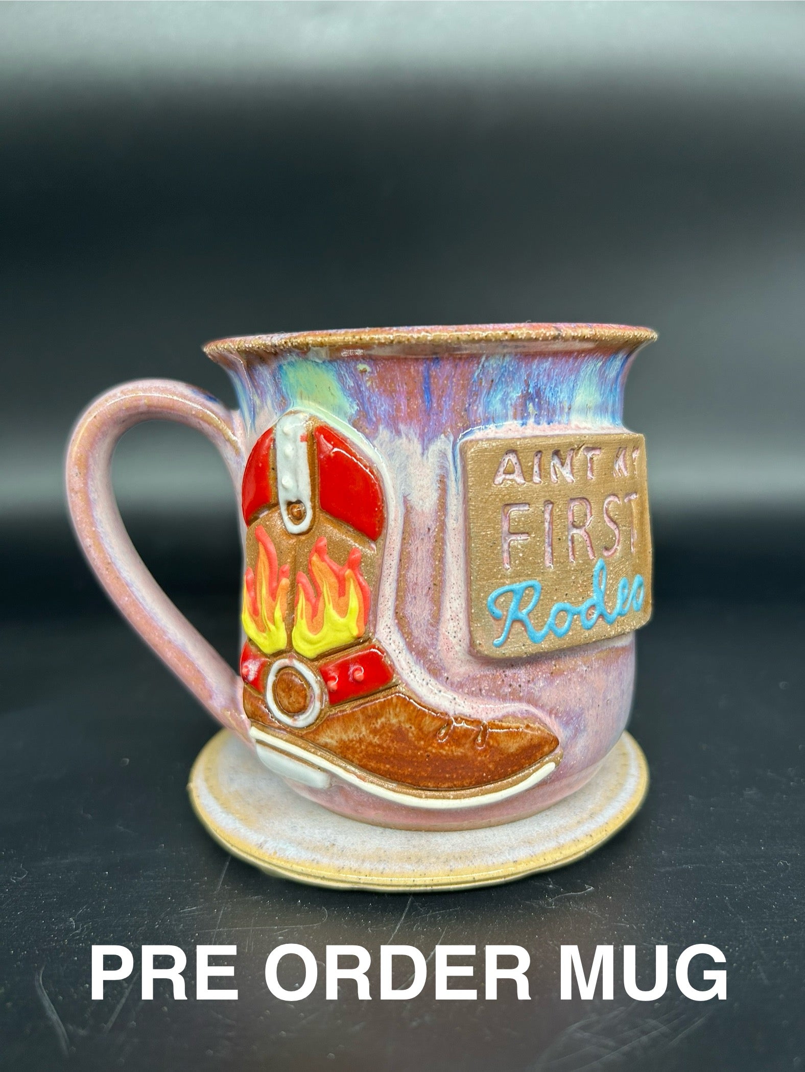 PRE ORDER - PRE ORDER Cowgirl boot mug 2