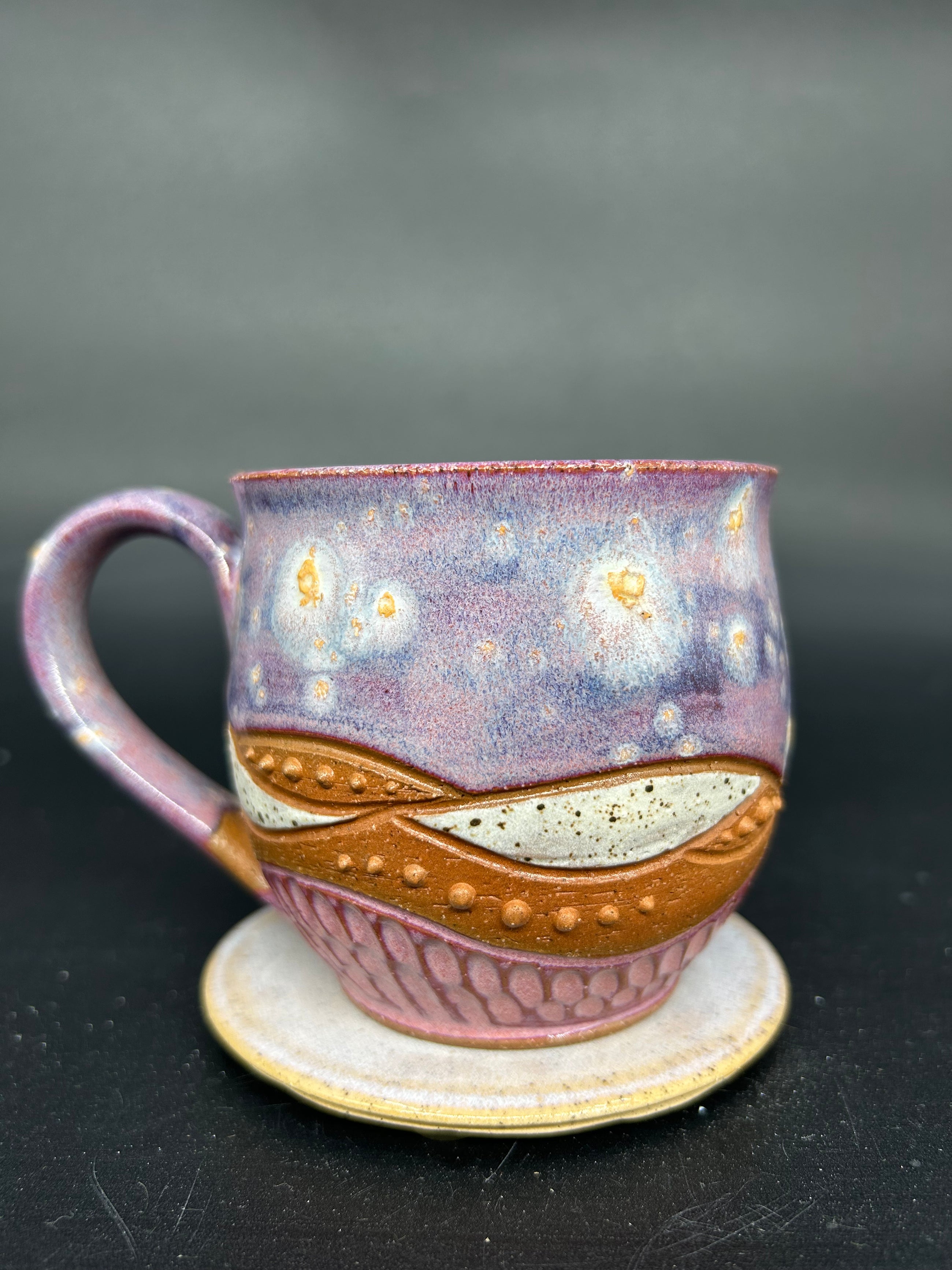 MEDIUM purple galaxy mug 03