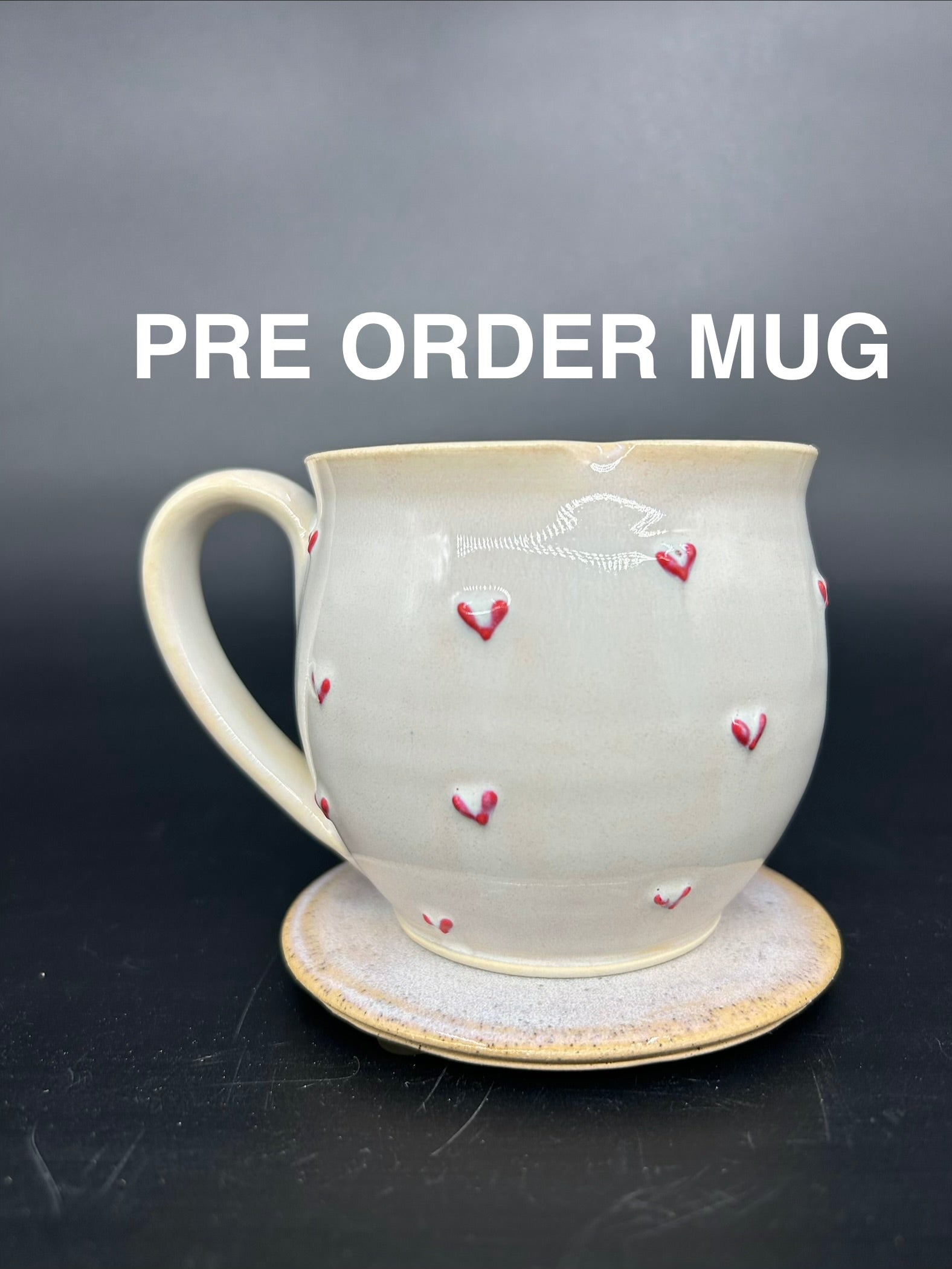 PRE ORDER - PRE ORDER Heart Shape Mug White