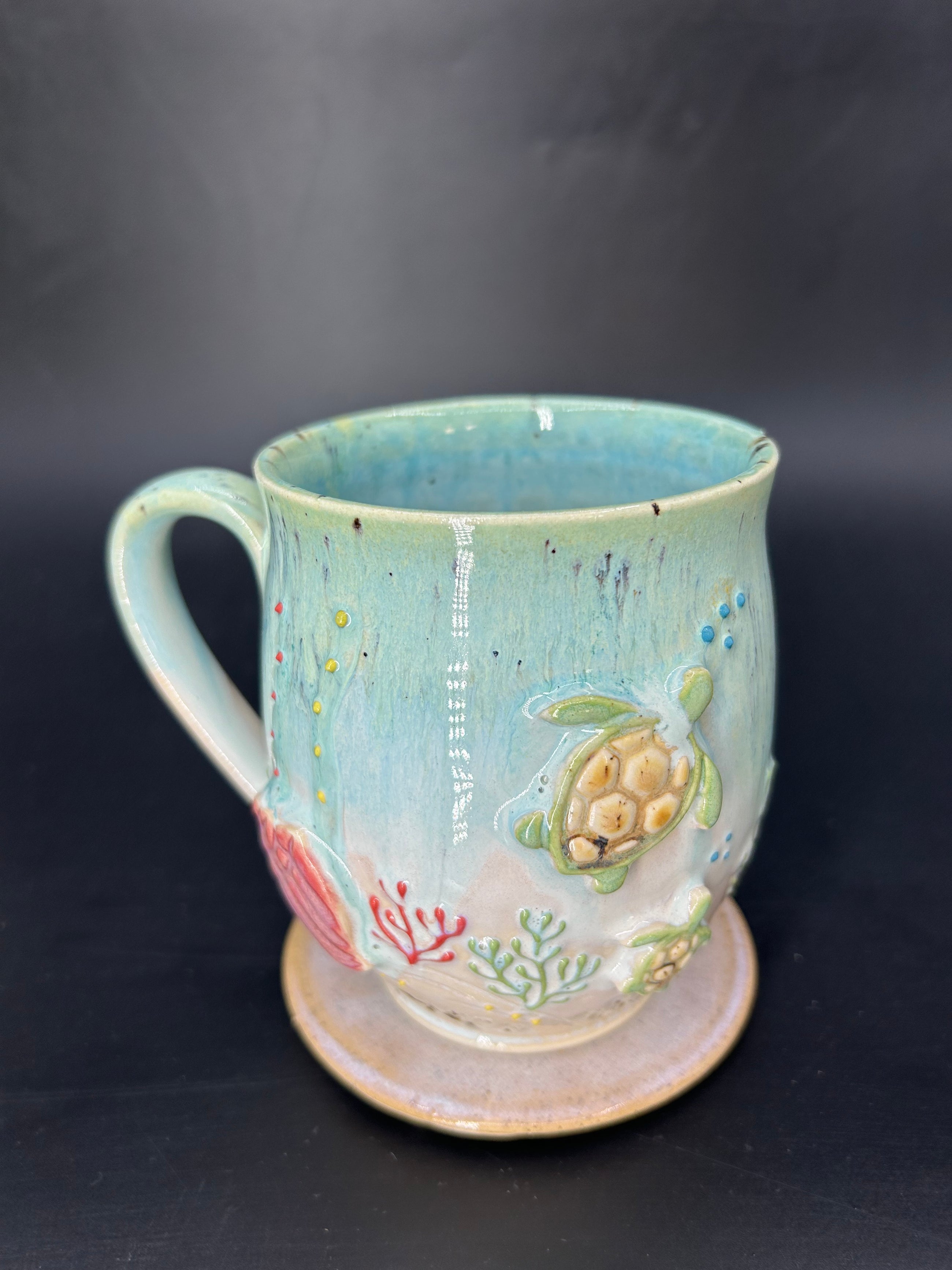 LARGE turtle mug 19
