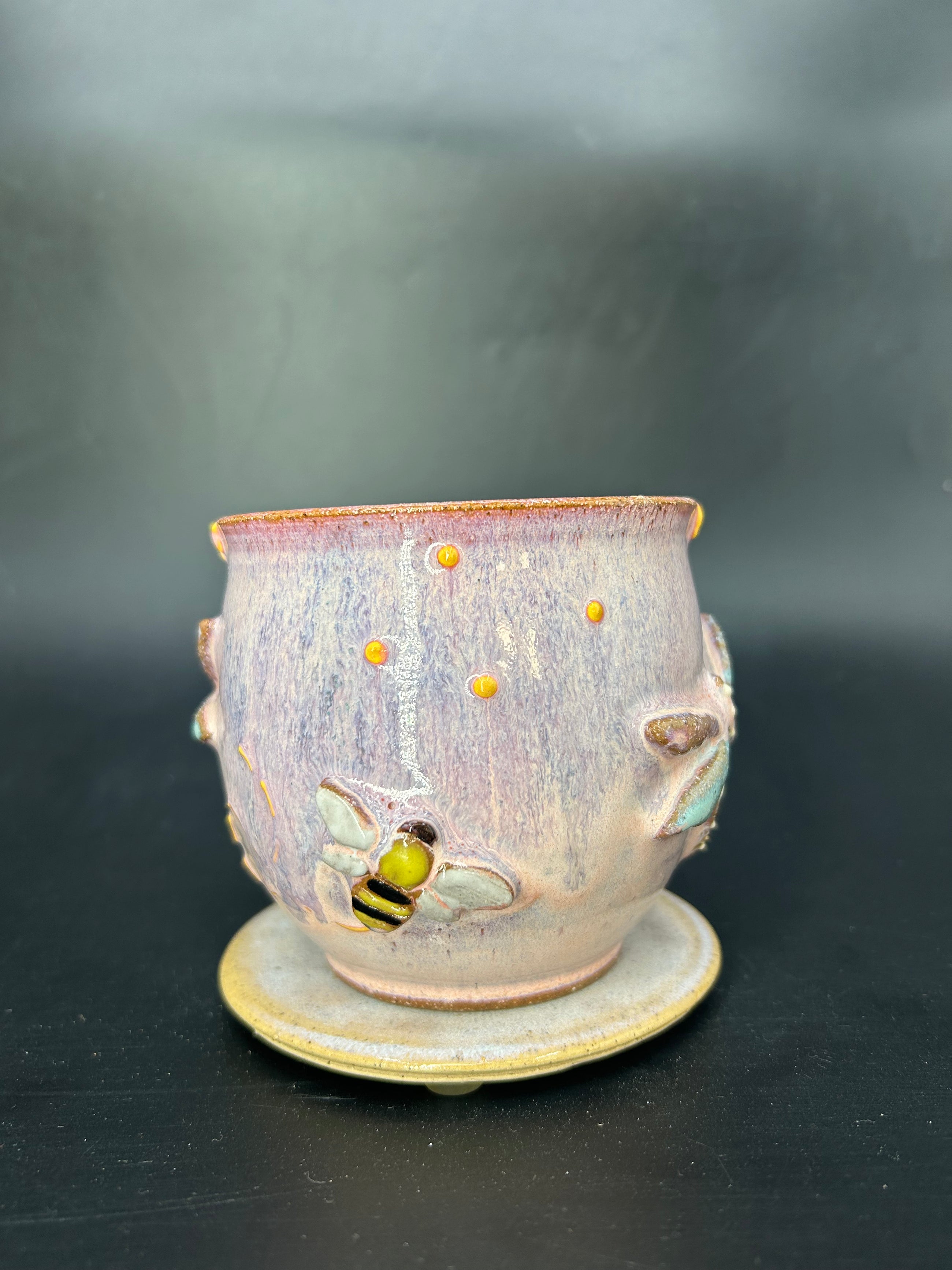 MEDIUM WRAP AROUND - bee / dragonfly mug