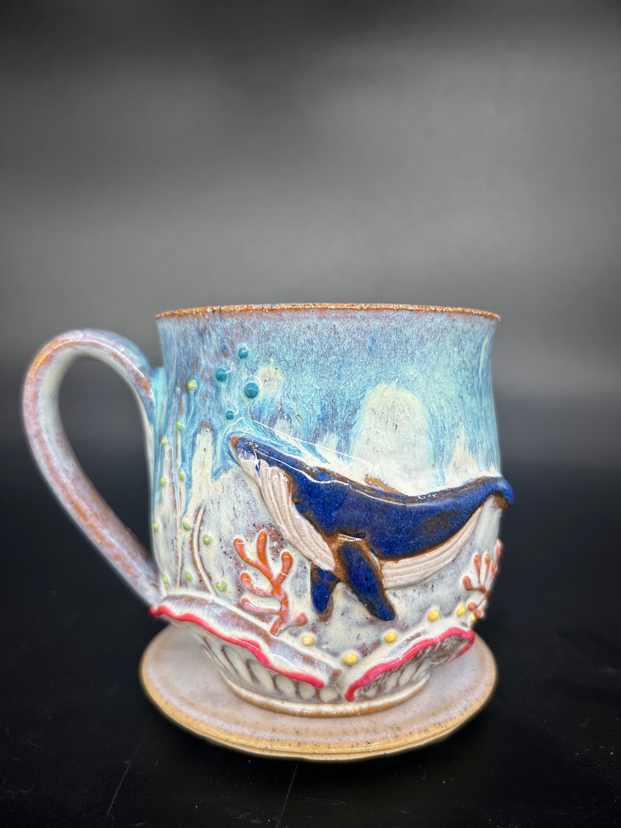 Medium - Whale Mug Wrap Around