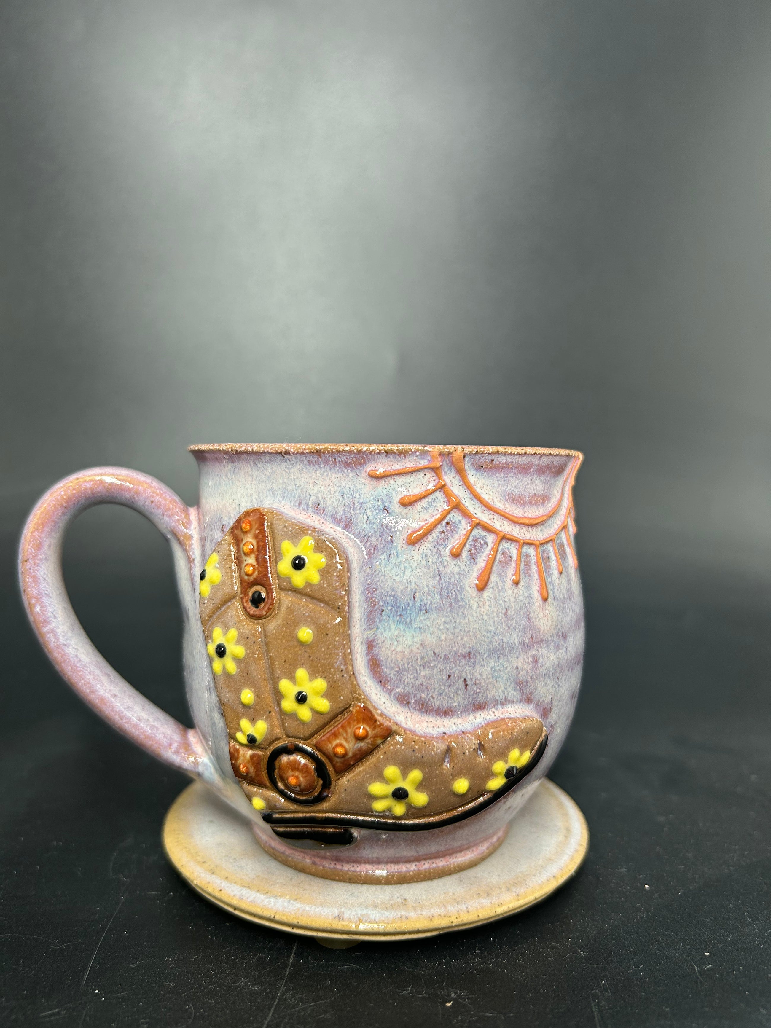 PRE ORDER - PRE ORDER cowgirl boot mug 3