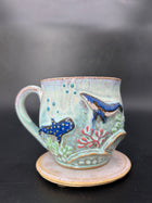 MEDIUM whale / whaleshark mug 7