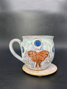 MEDIUM moon / moth mug 14