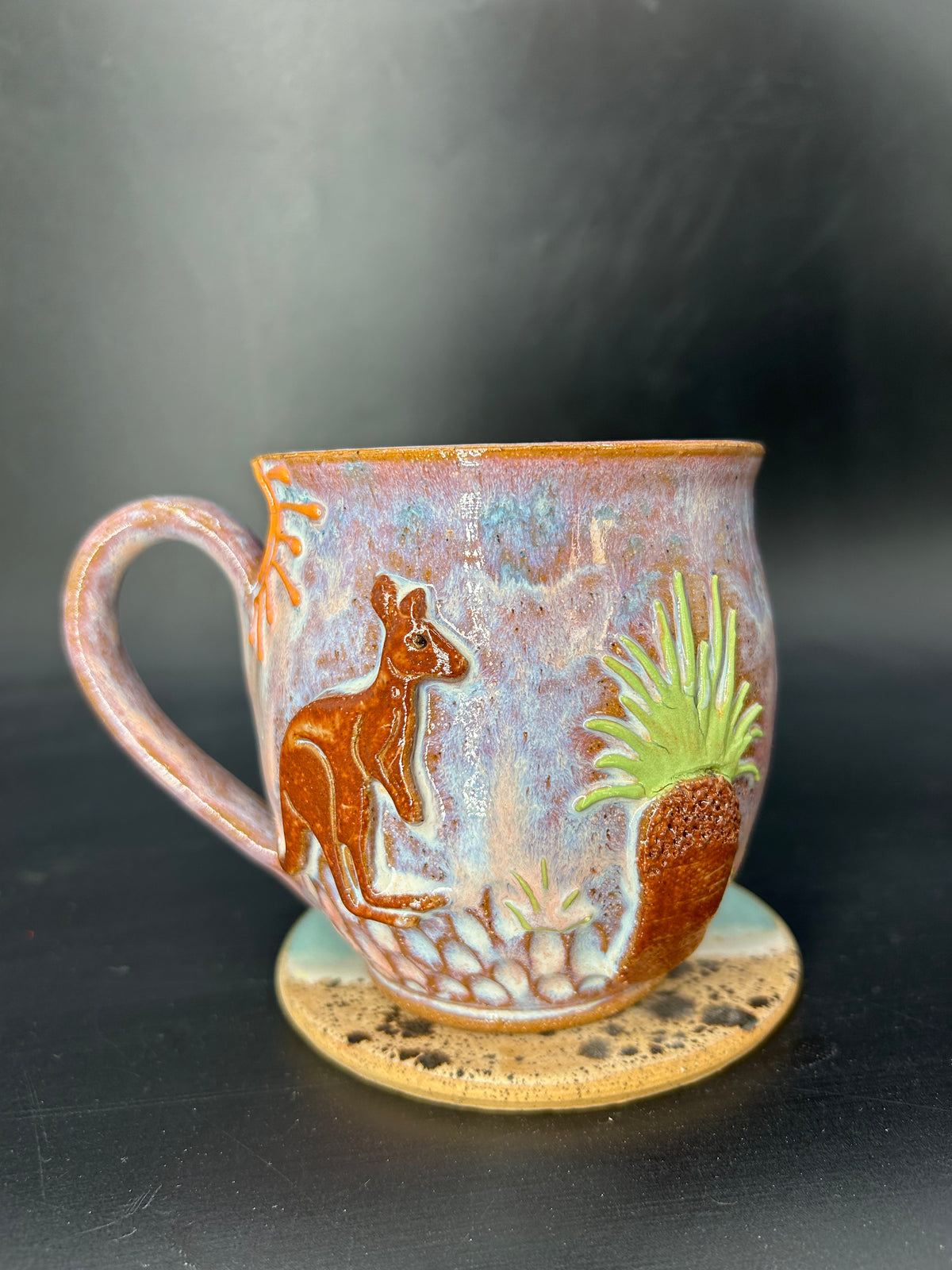 LARGE Australian kangaroo mug 10