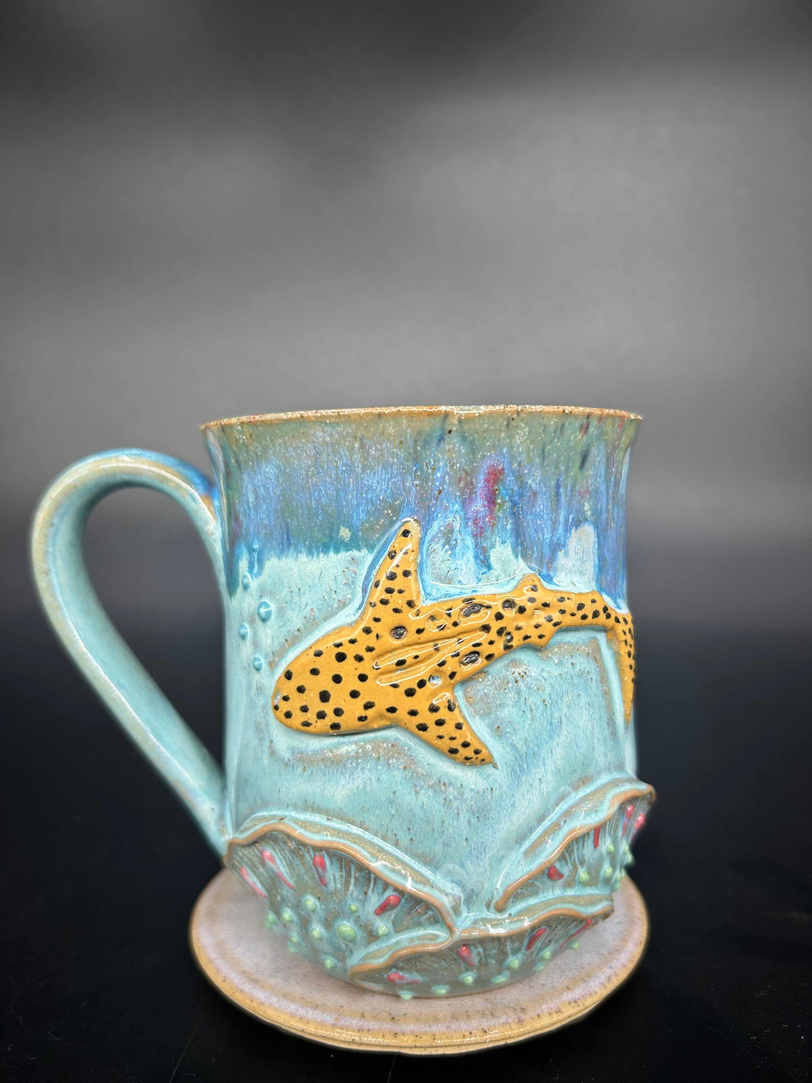 Medium - Leopard Shark Mug 3