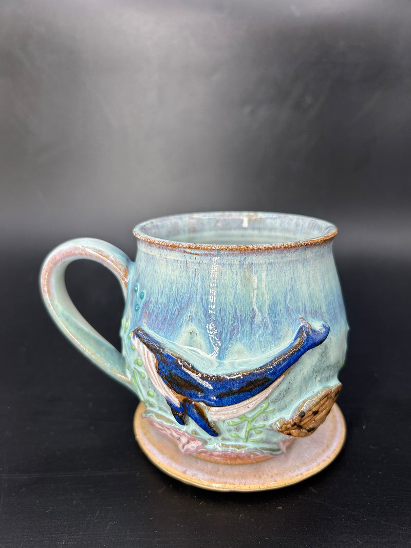 MEDIUM whale mug 12