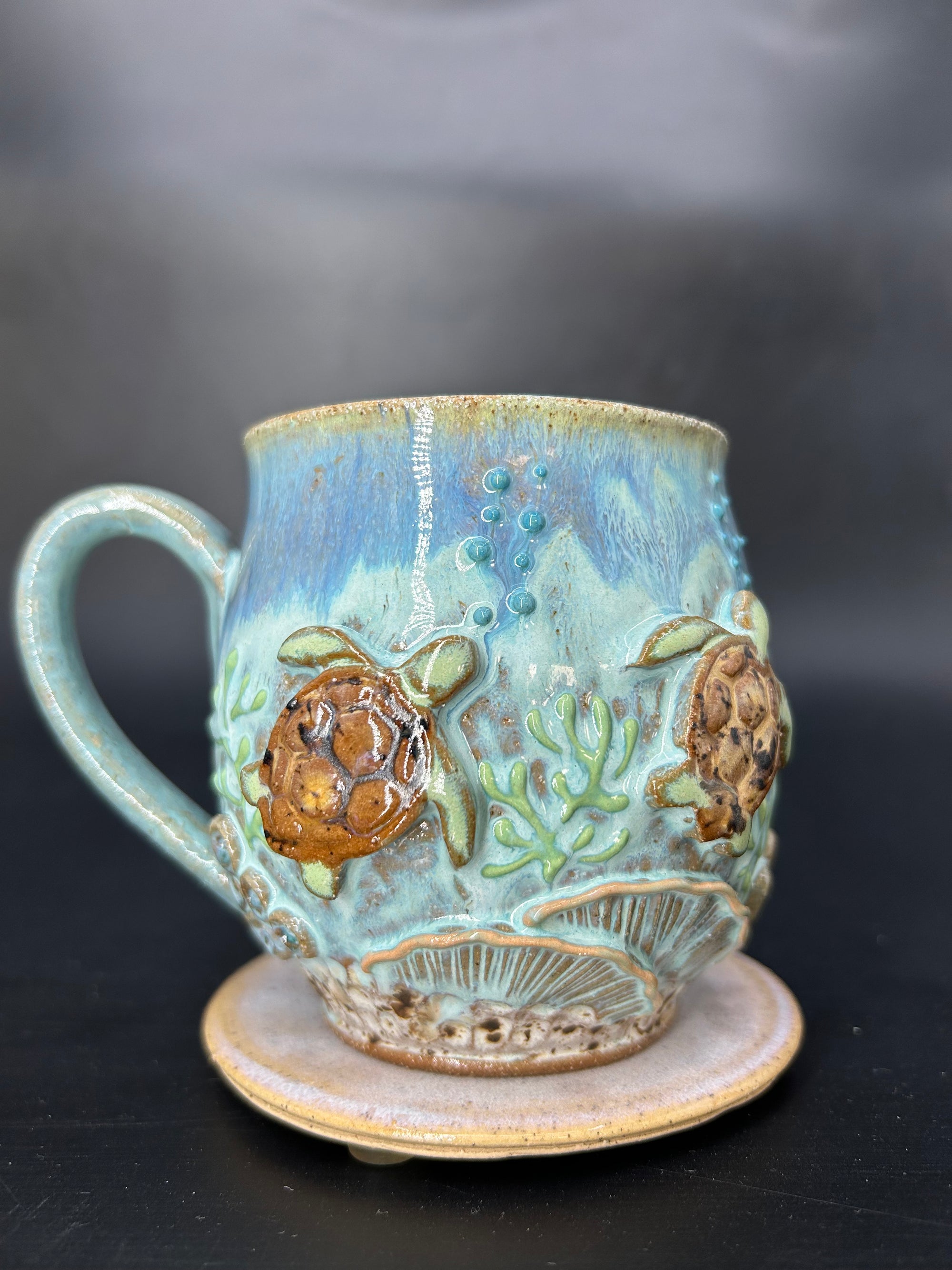 MEDIUM turtle mug 12