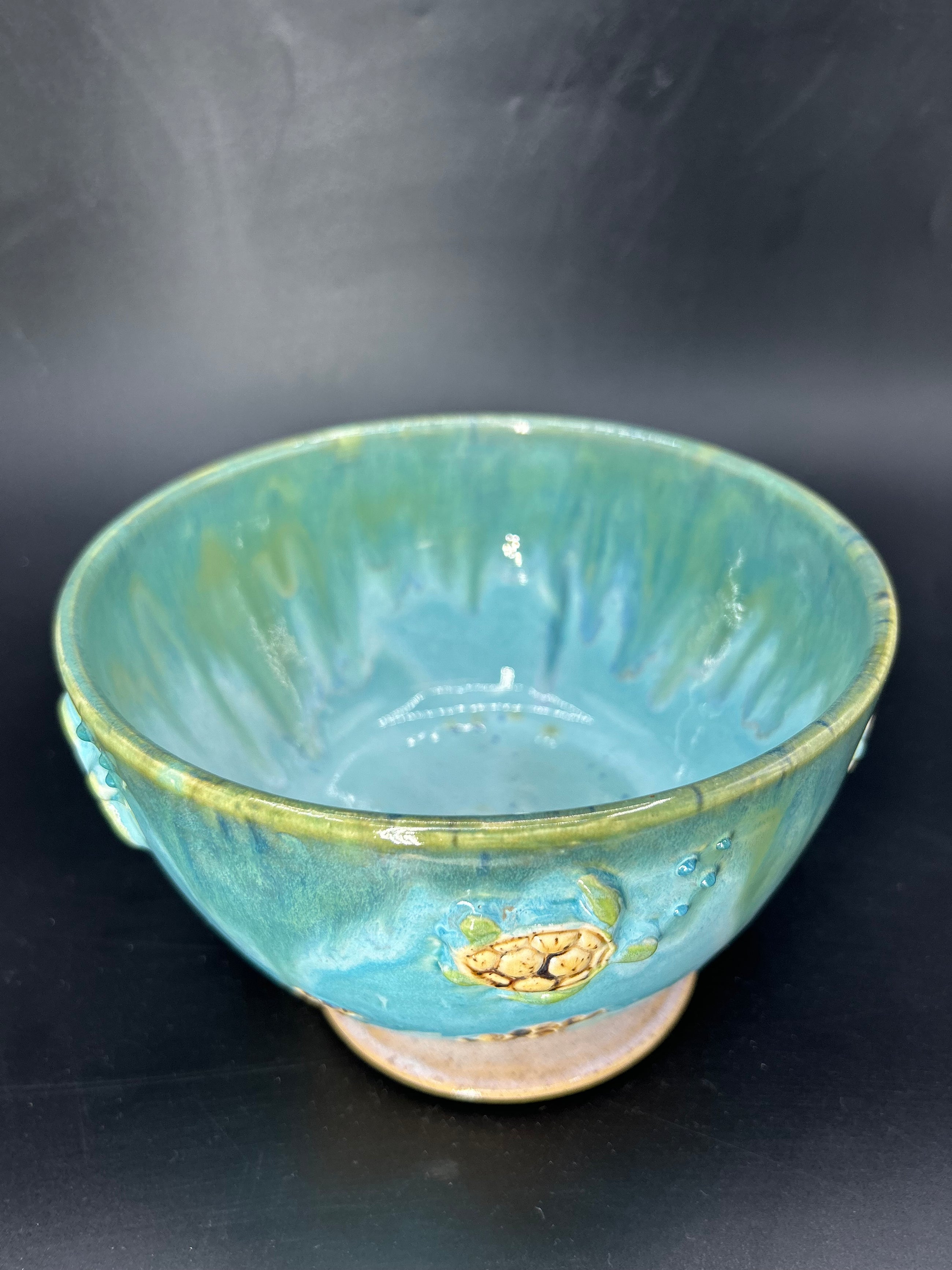 WRAP AROUND turtle wave SALAD BOWL
