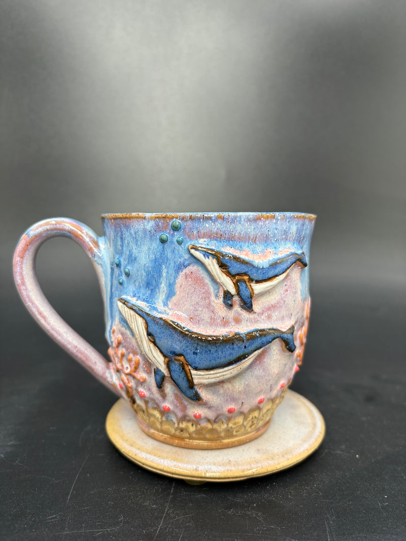 MEDIUM whale mug