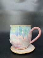 MEDIUM whale / seahorse mug 4