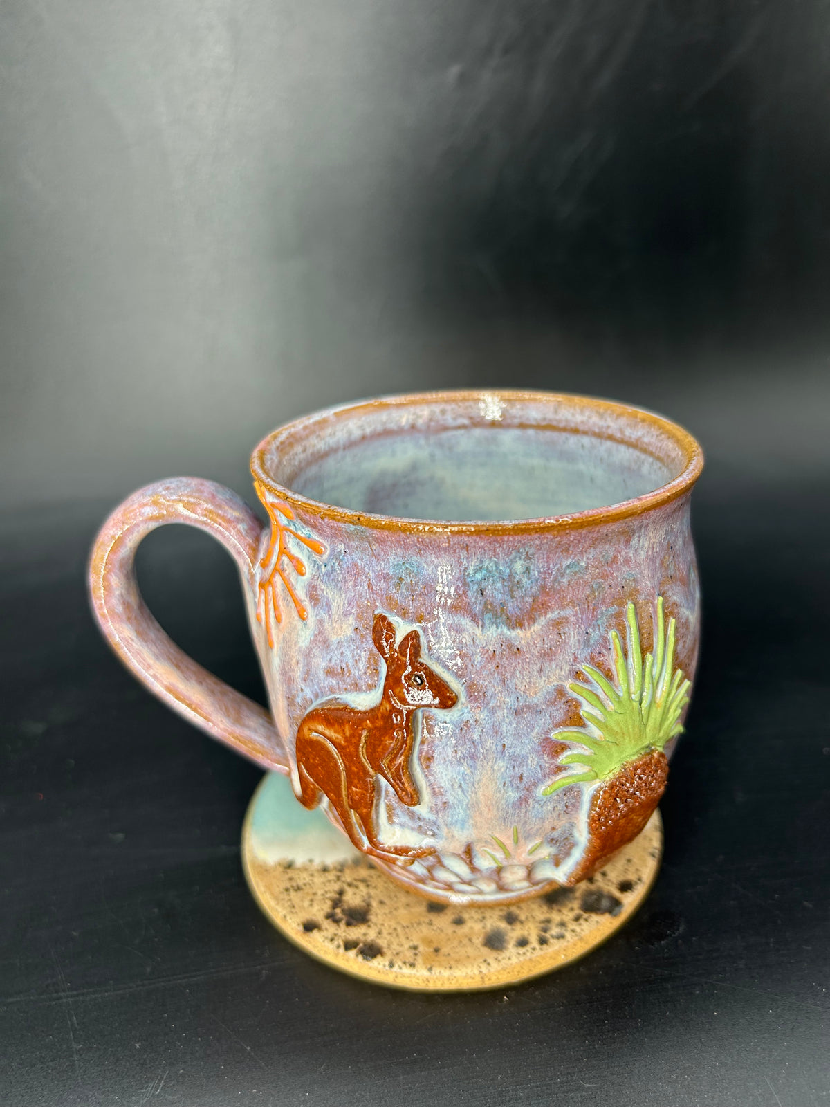 LARGE Australian kangaroo mug 10