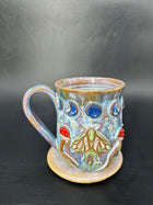 MEDIUM Moon Moth / mushroom mug 3