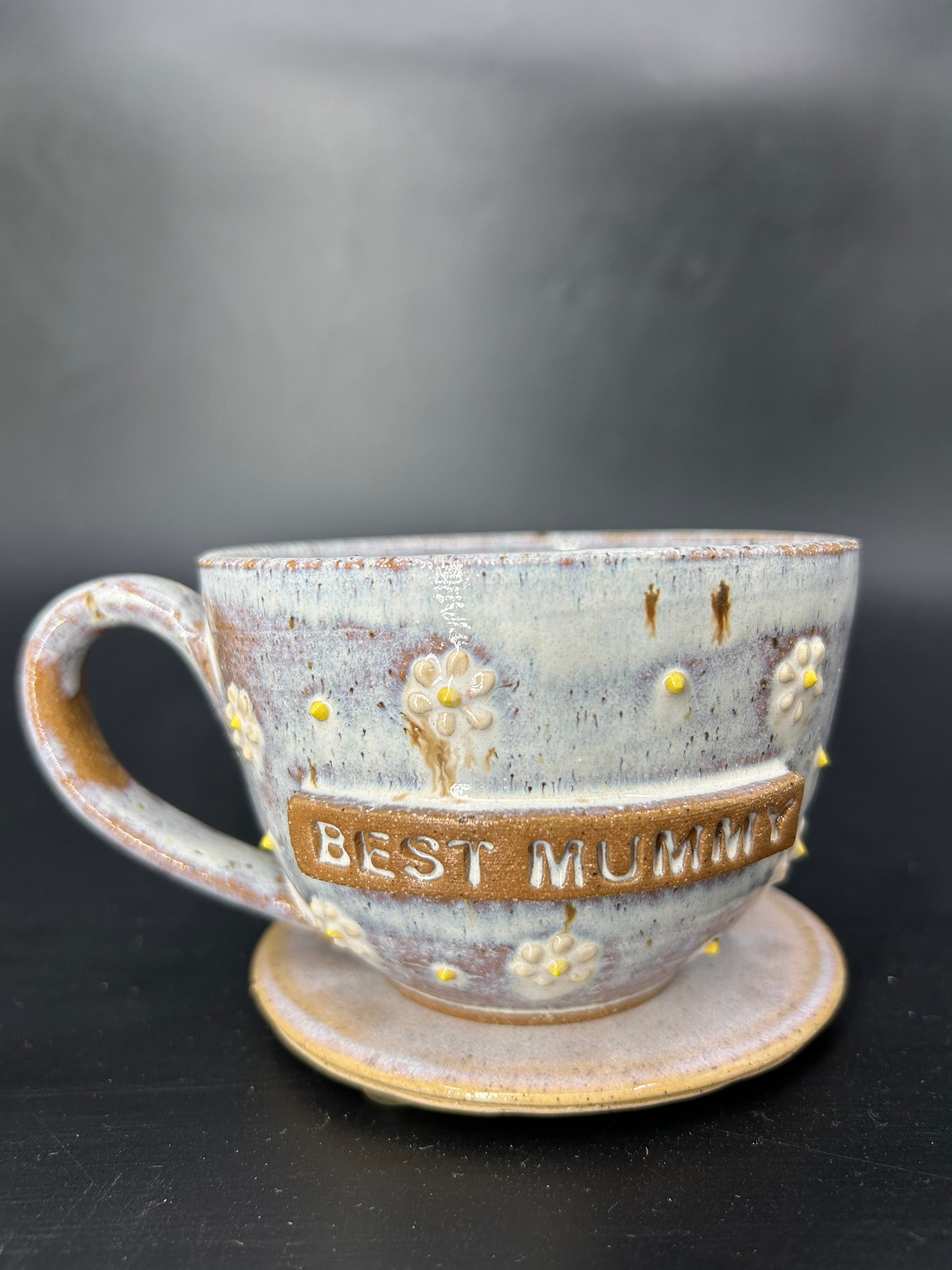 SMALL flower cup - BEST MUMMY