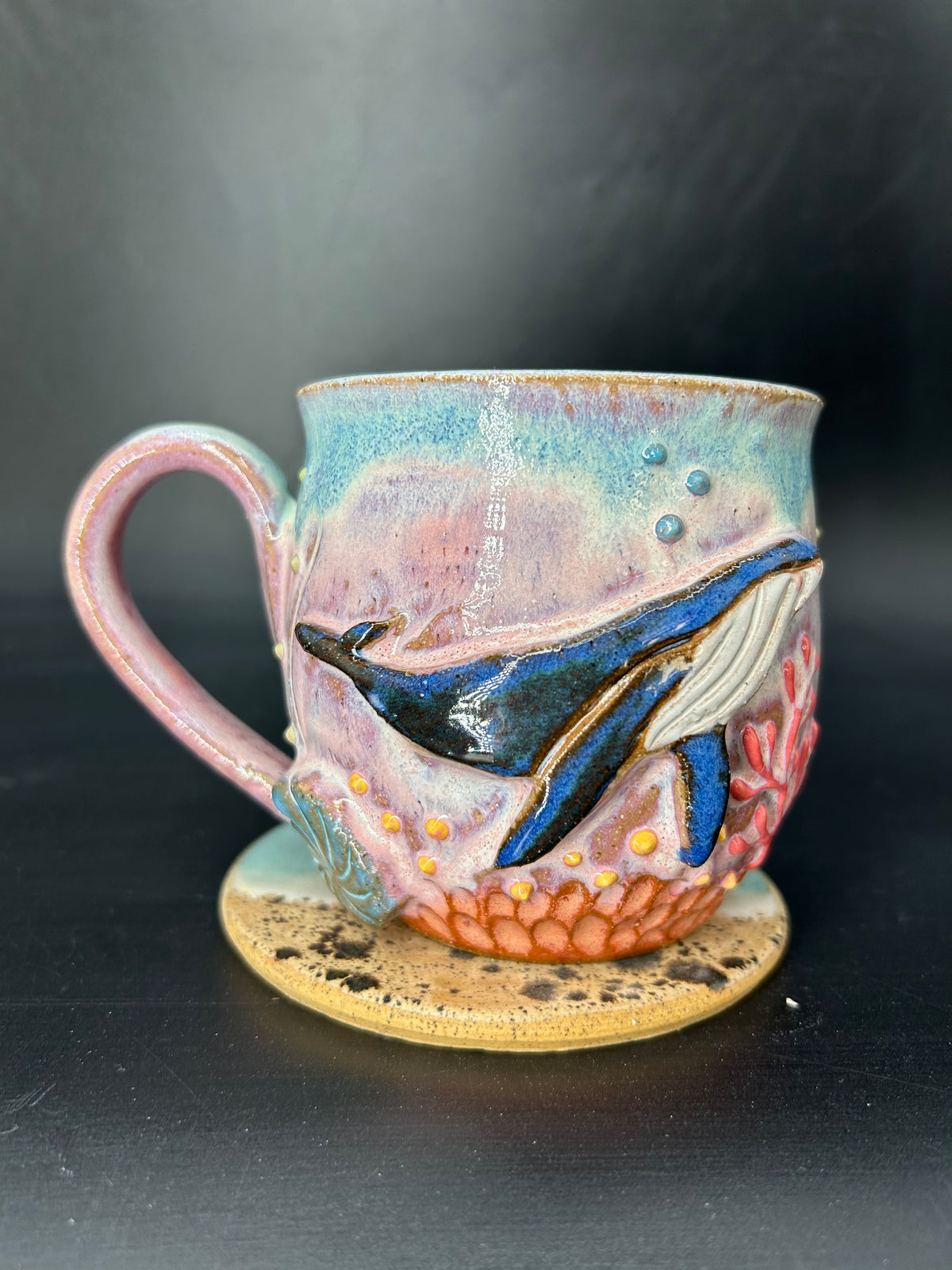 MEDIUM whale mug 3