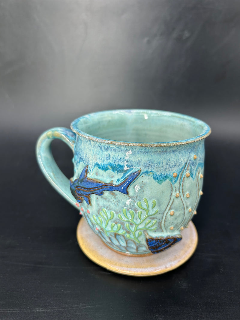 MEDIUM hammerhead shark mug 2