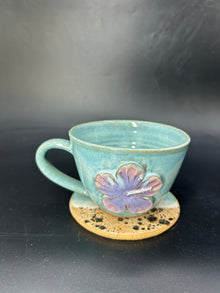 SMALL hibiscus flower coffee cup