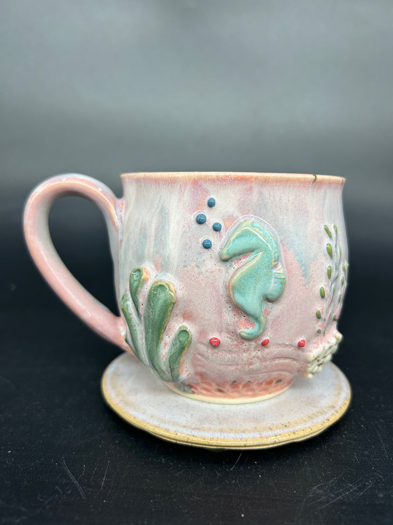 MEDIUM seahorse mug 2