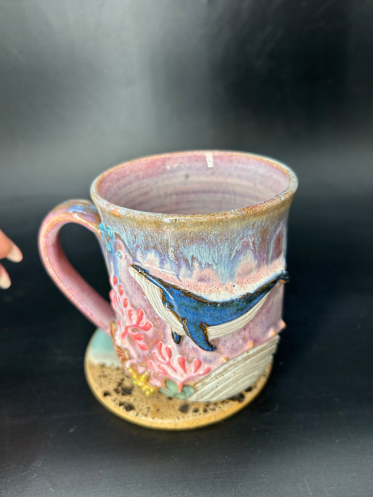MEDIUM whale mug 14