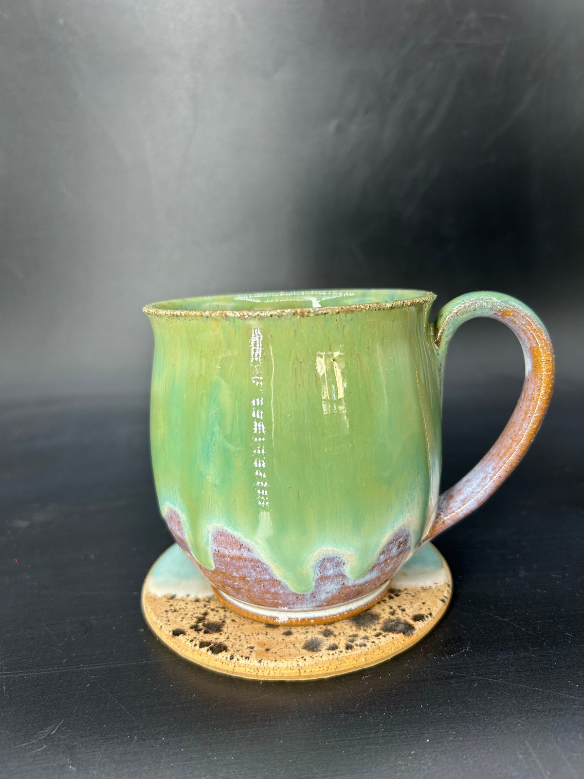 MEDIUM hibiscus flower mug 1