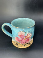 MEDIUM hibiscus flower mug 9