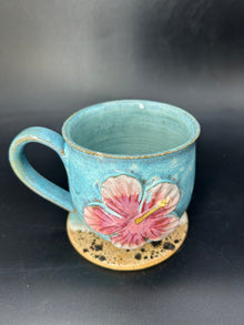 MEDIUM hibiscus flower mug 9