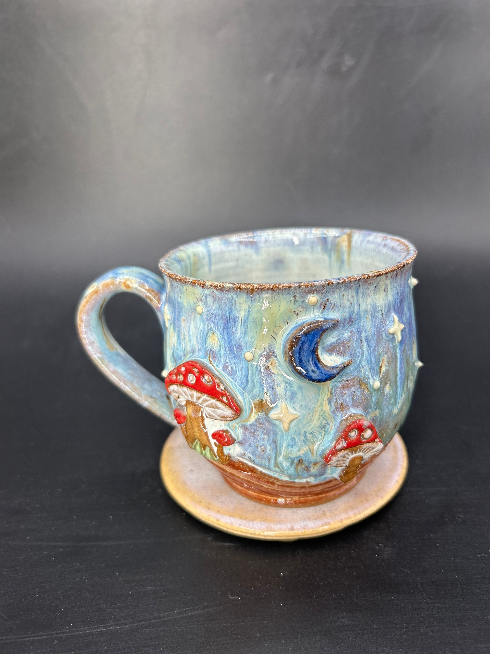 MEDIUM mushroom moon mug 7