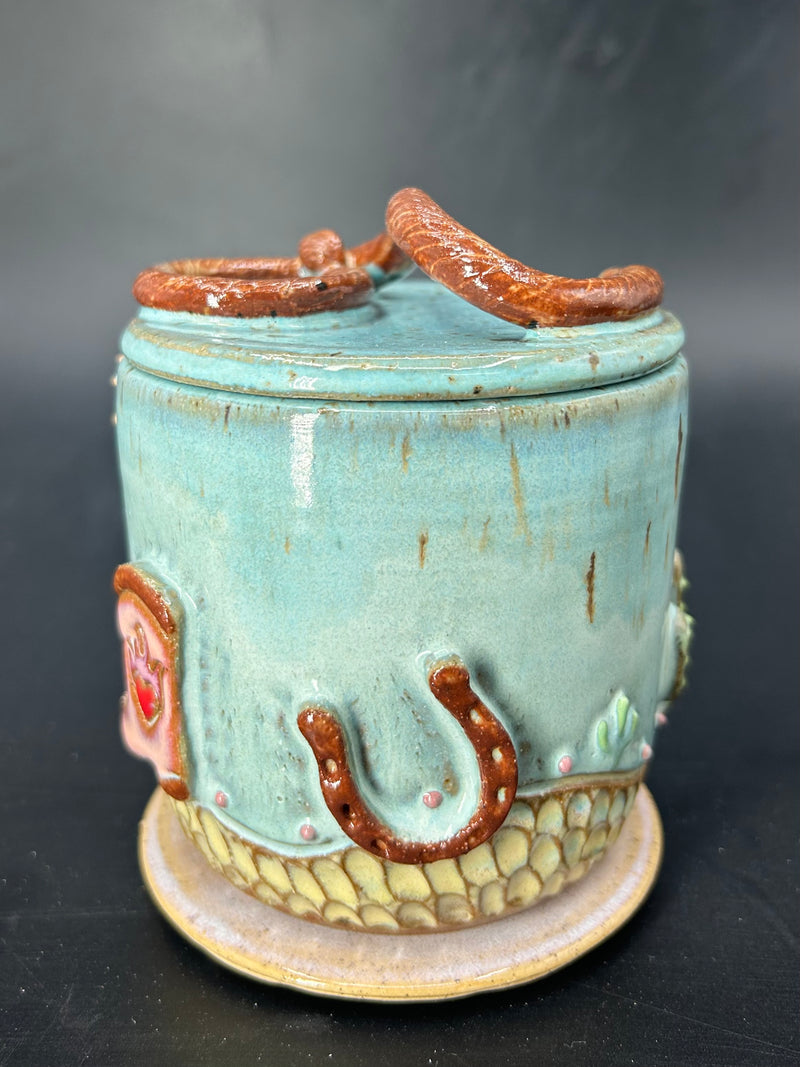 NEW - WRAP AROUND country cactus BUTTER BELL - welcome to the rodeo