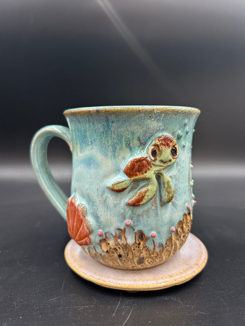 PRE ORDER - PRE ORDER Turtle Coral Mug