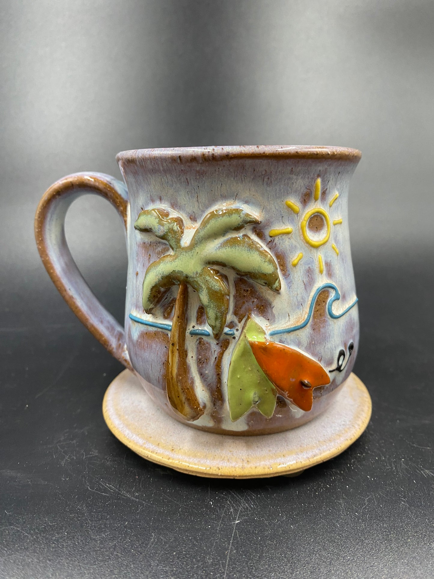 MEDIUM Palm / Surfboard Mug 3