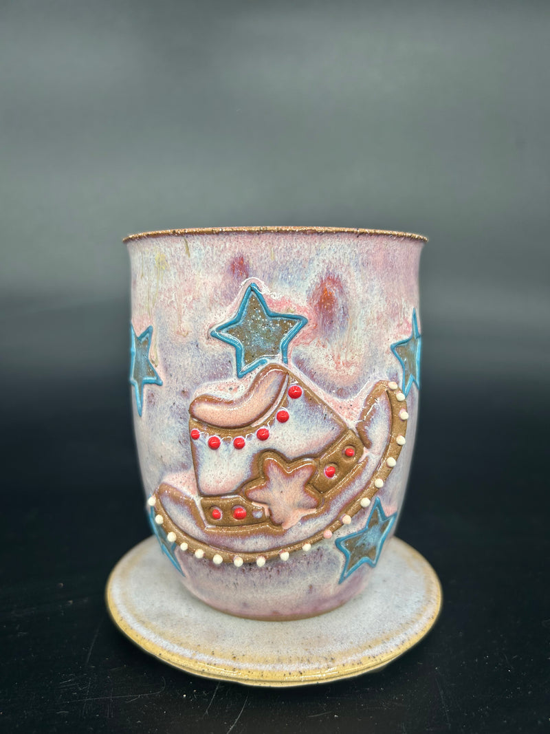 Country cowgirl hat TUMBLER