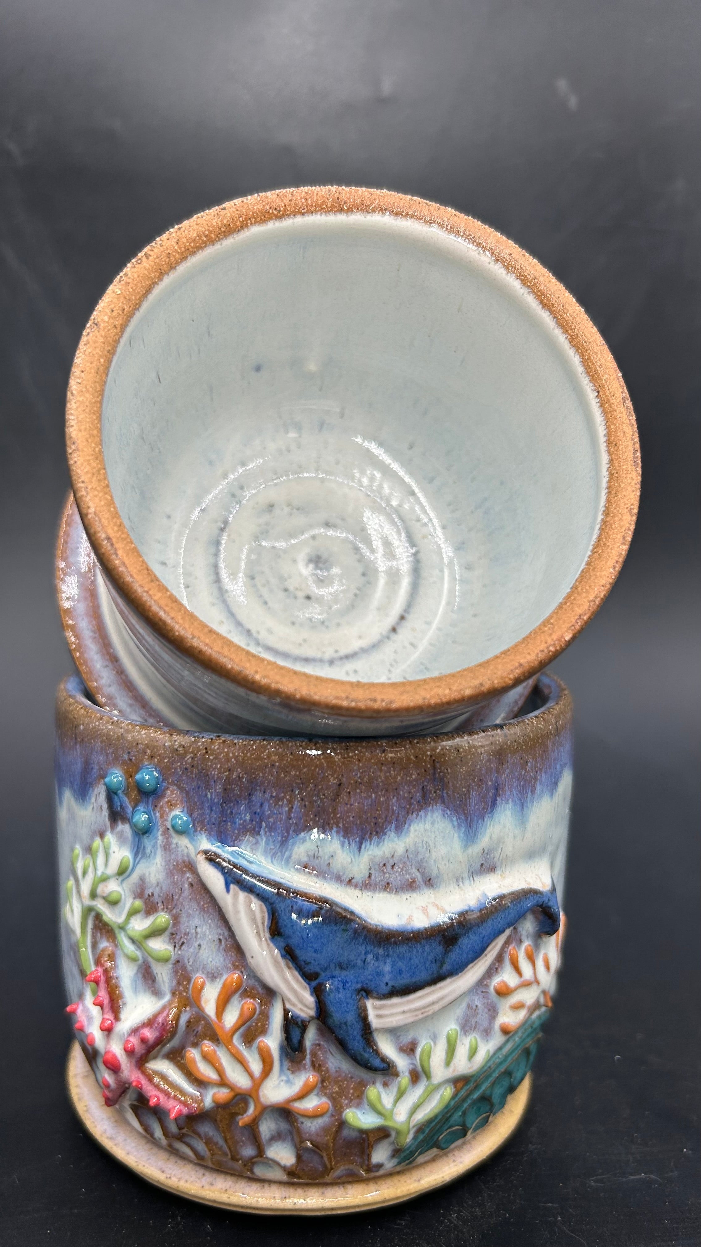 NEW - whale coral BUTTER BELL