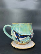 MEDIUM WRAP AROUND whale mug 22