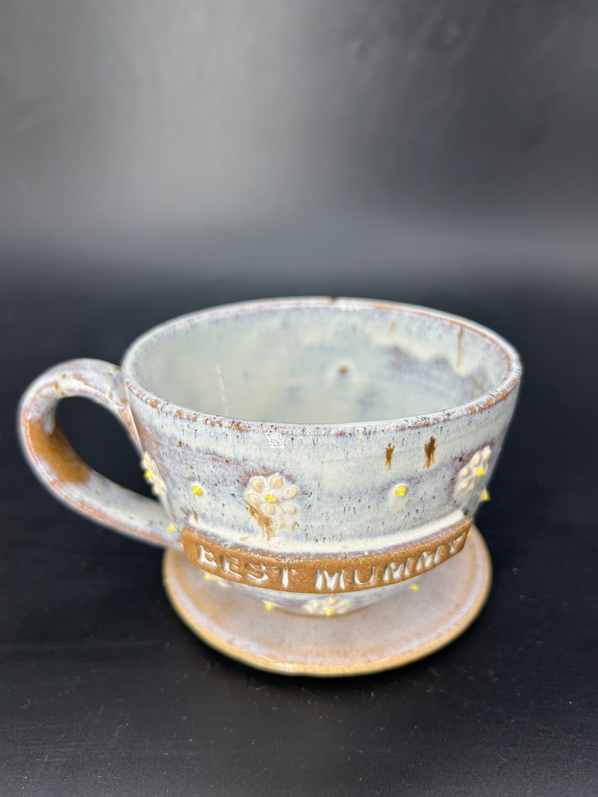 SMALL flower cup - BEST MUMMY