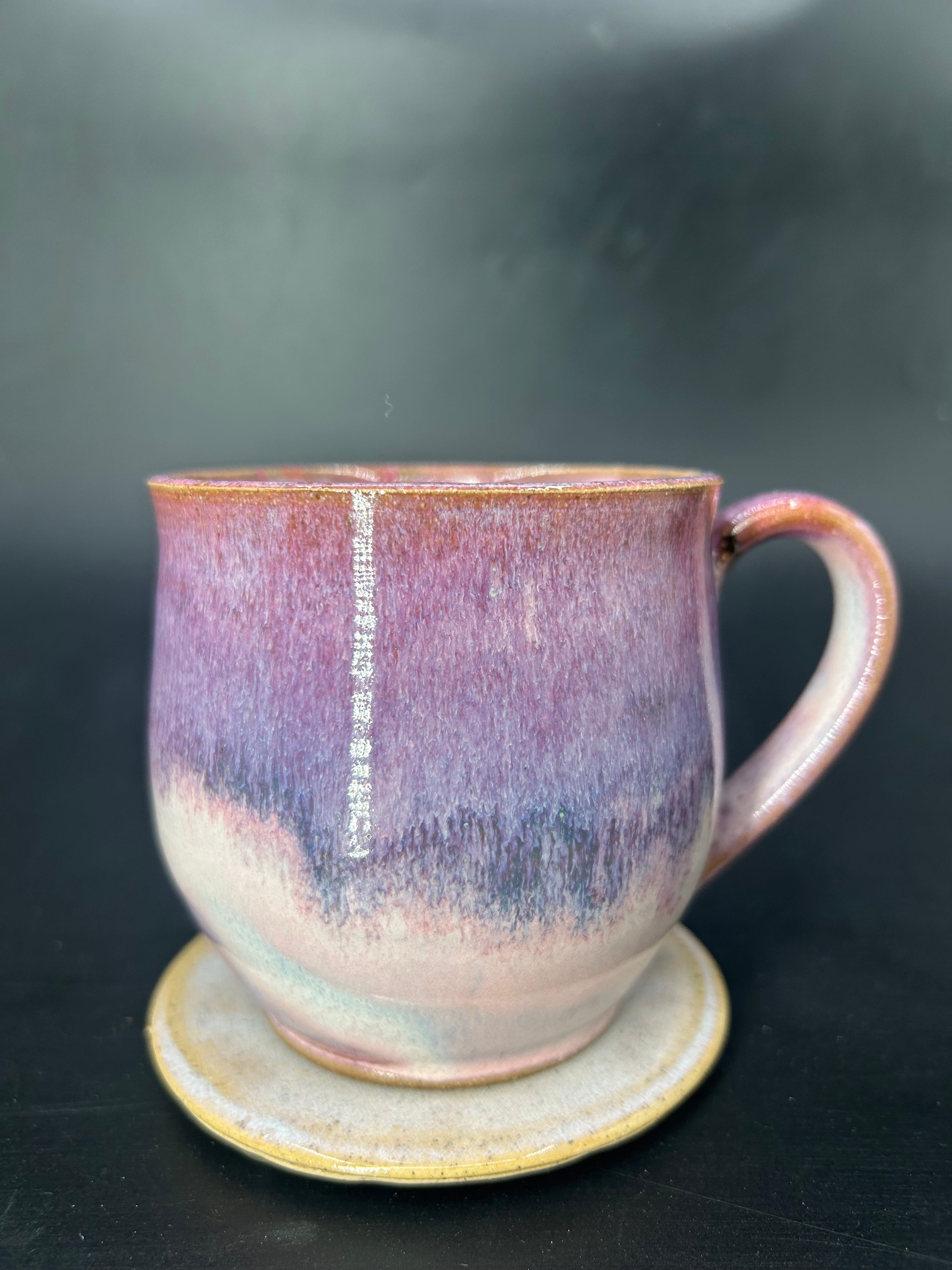 MEDIUM turtle coral mug
