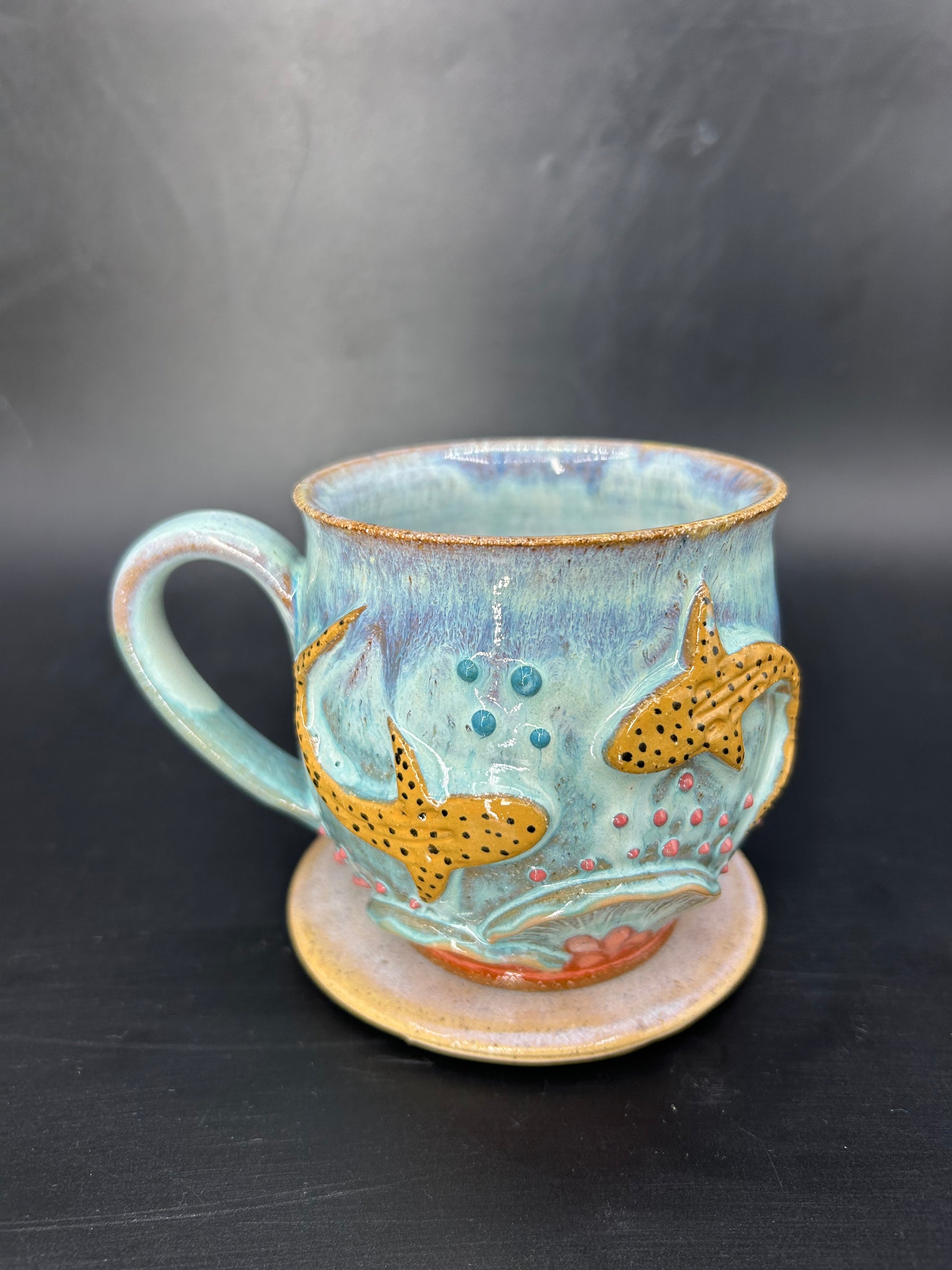 MEDIUM leopard shark mug 5